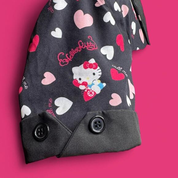 Hello Kitty x Unique Vintage Crop Top | Coquette Pinup Style | Size Medium - Picture 6 of 10